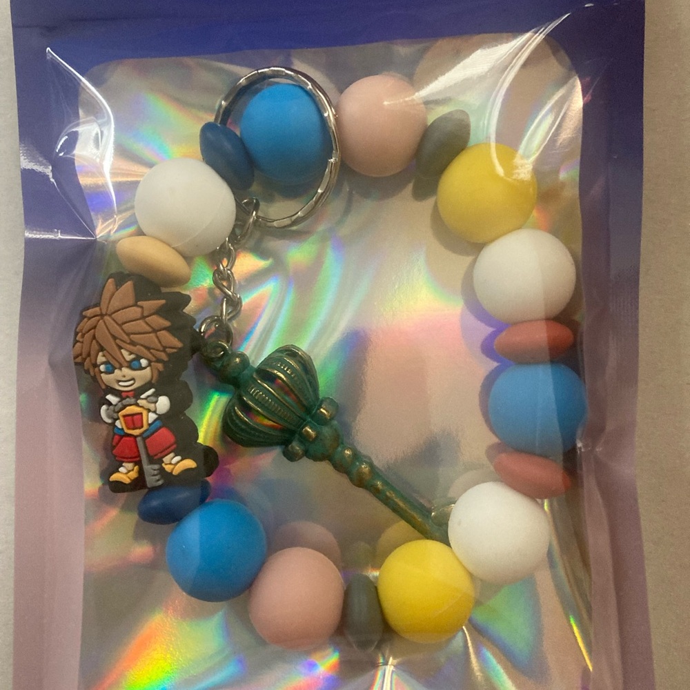 Handmade Kingdom Hearts Silicone Wristlet Sora